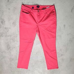 NYDJ  Skinny Womens Straight Fit Jeans Sz 18 Salmon Pink